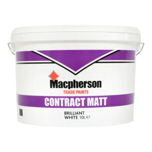 Macpherson Contract Matt emulsion BRILLIANT WHITE 10L