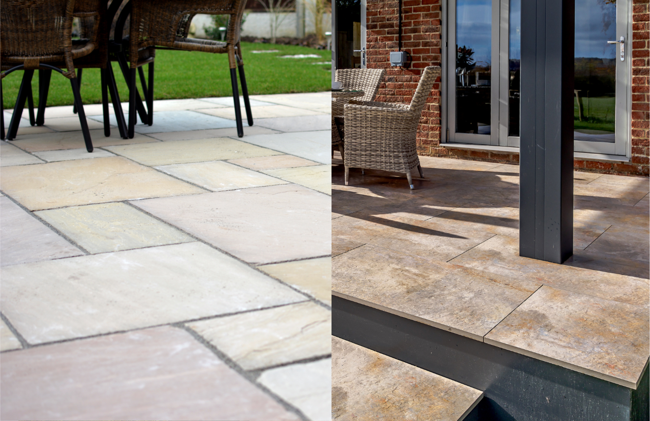 Natural Stone or Porcelain Paving? Which is best?